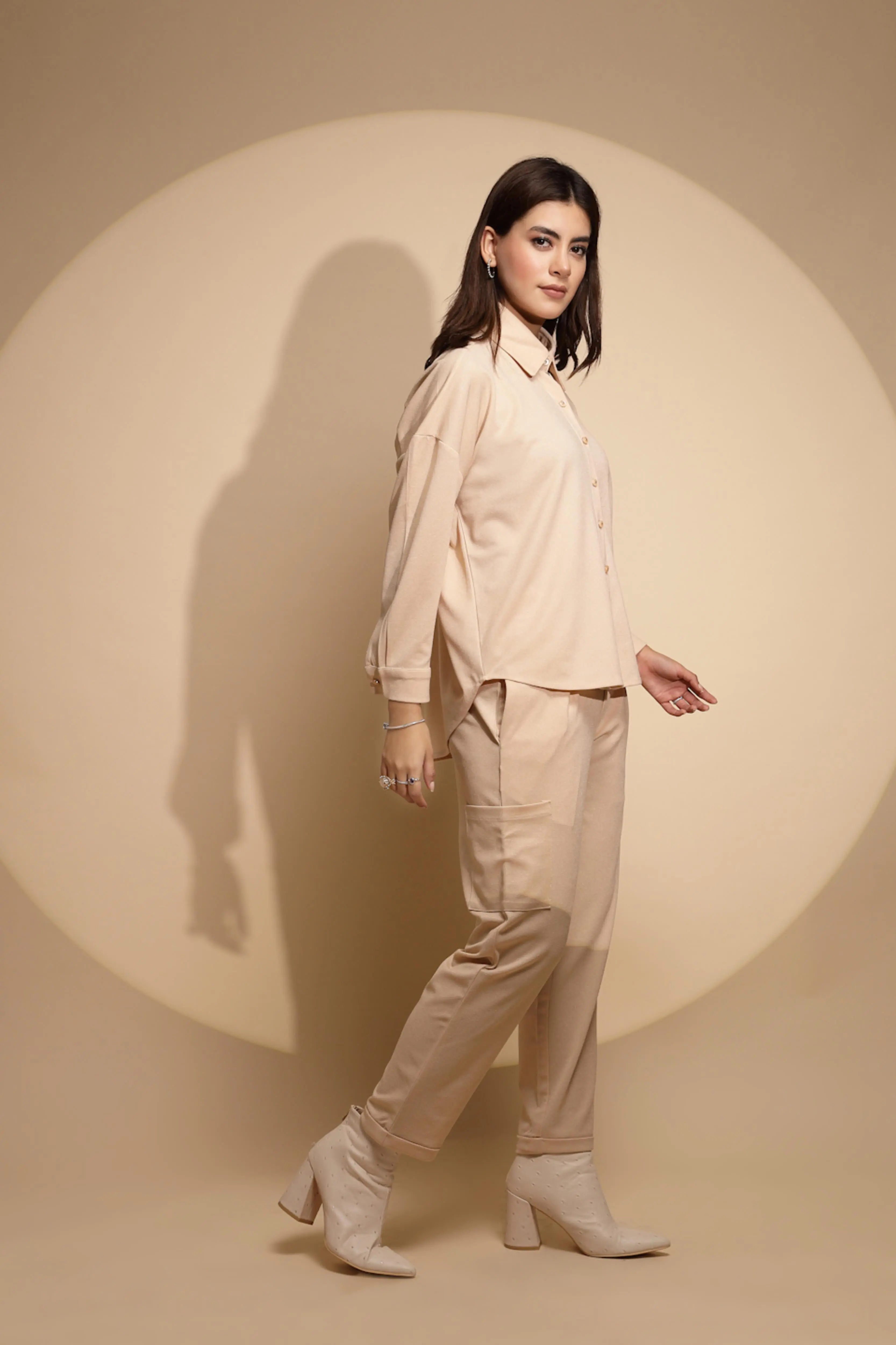 Nude Solid Night Set - Image 2