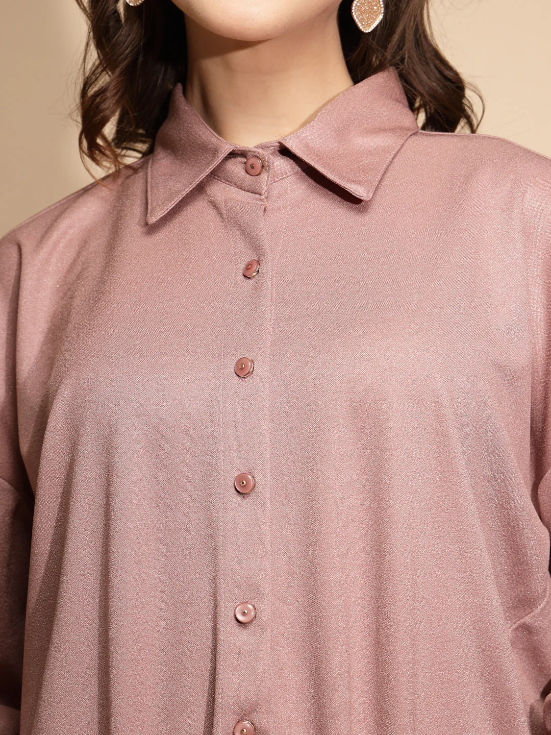 Pink Loose fit Night Set - Image 5