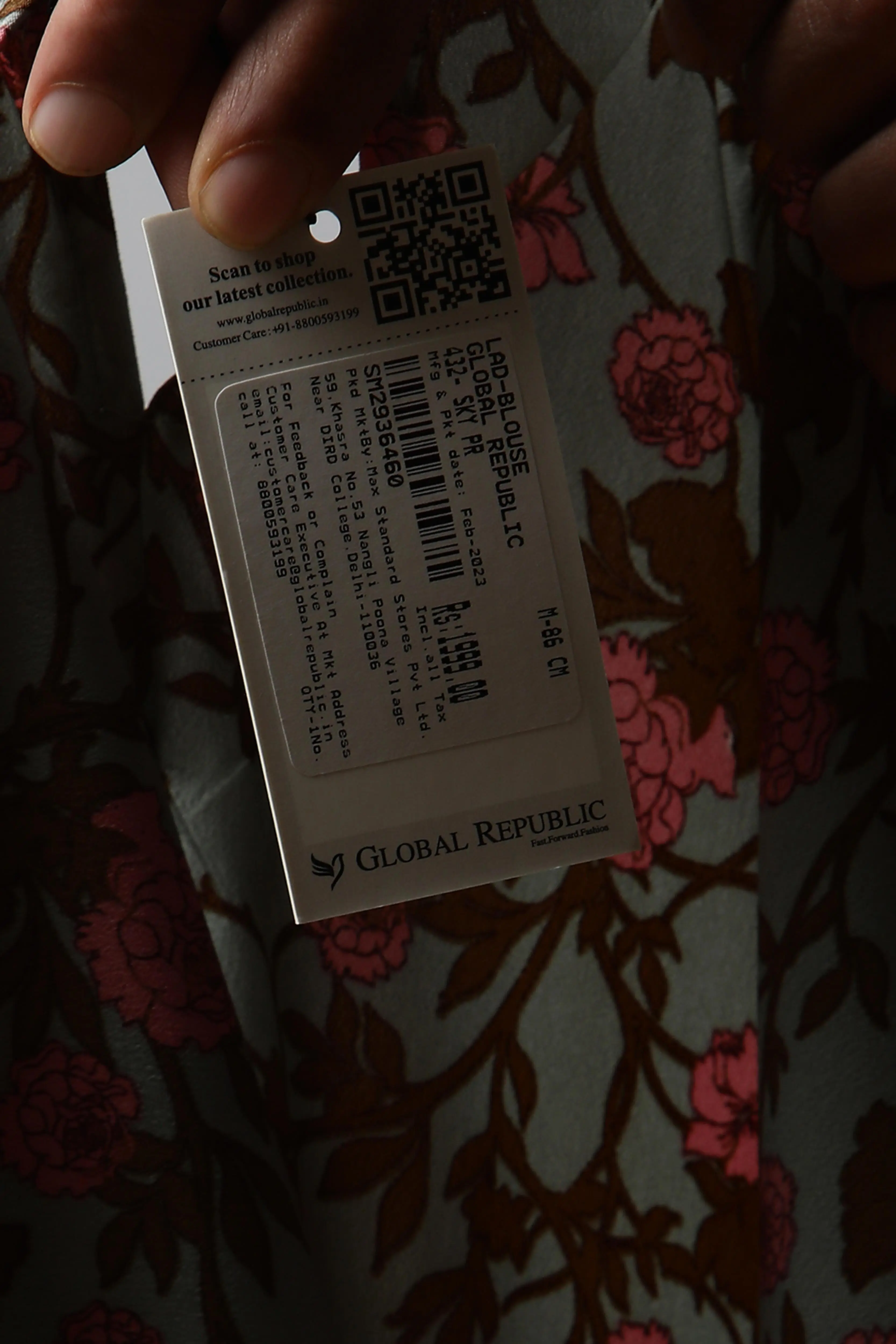 Regular Fit Floral Printed Top - Image 15