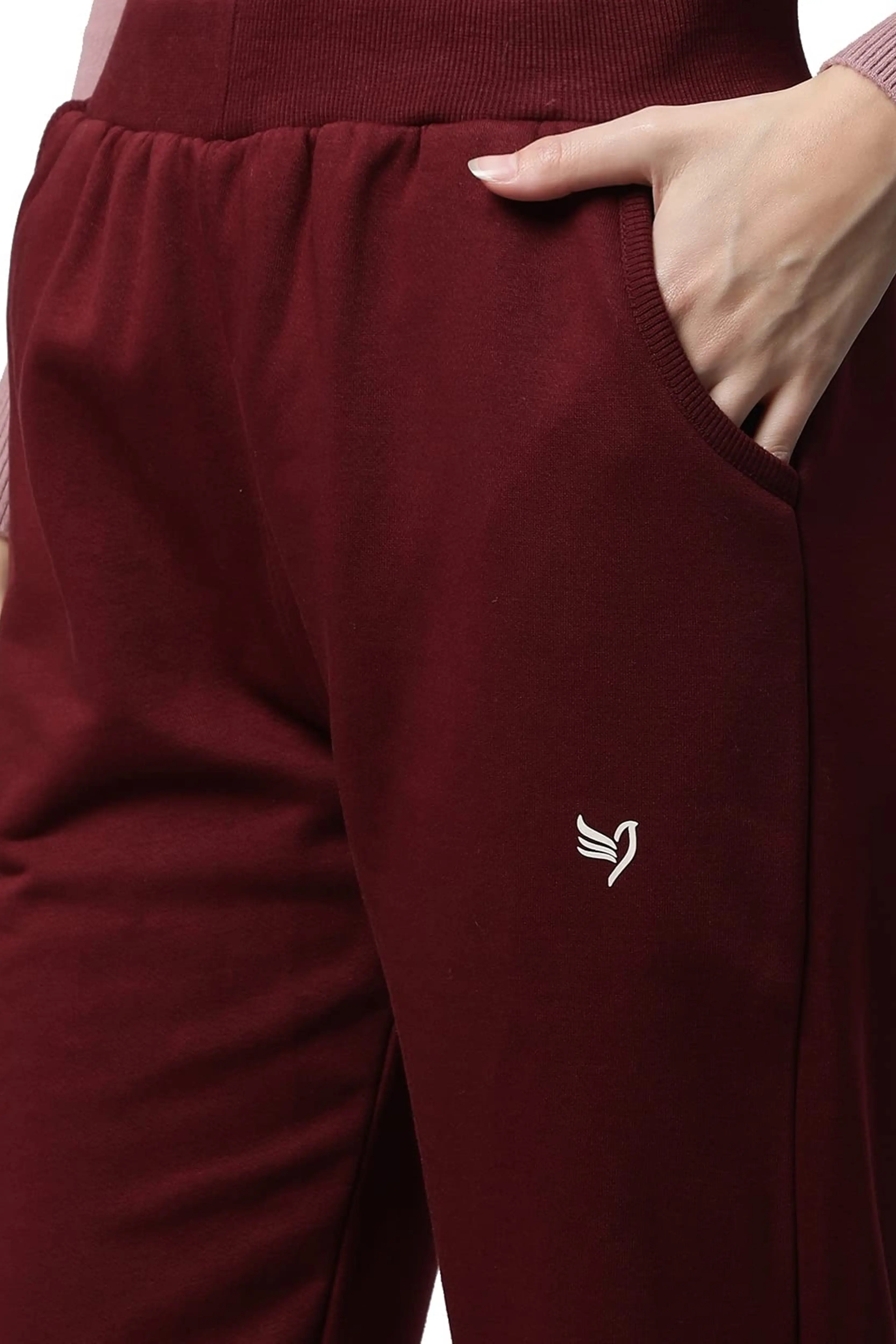 Wine Track Pants With Pockets - Image 5