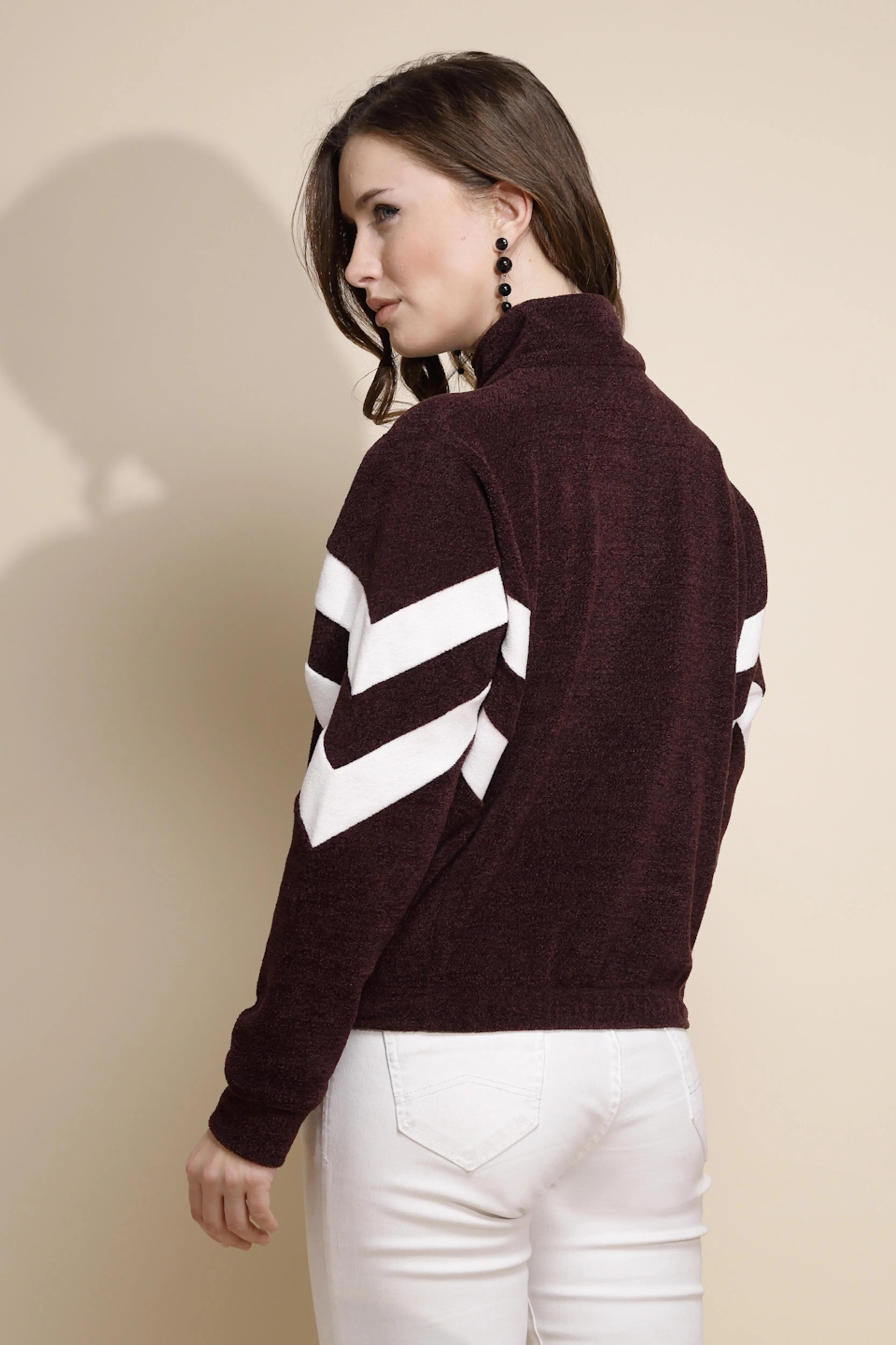 Wine Batwing Sweatshirt - Image 3